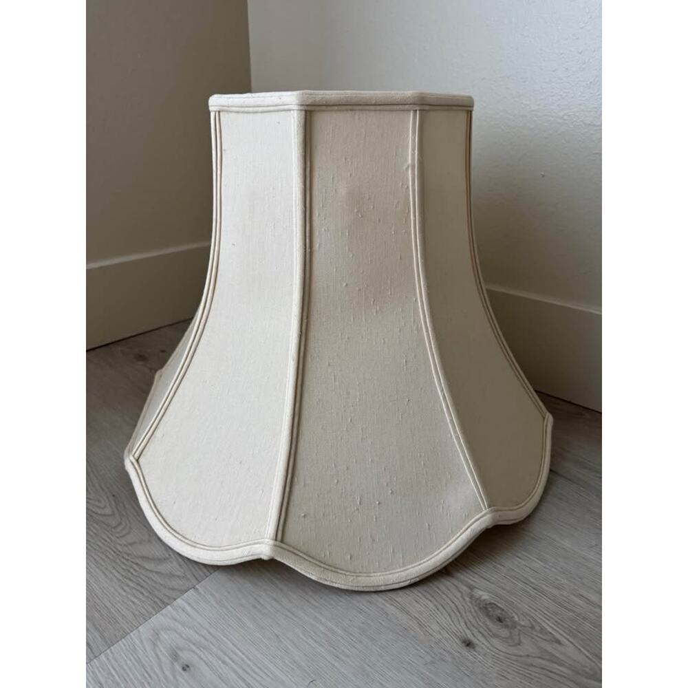 Vintage Scalloped 16” Lamp Shade